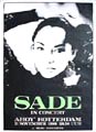 Sade, 11 November 1988, Stronger Than Pride Tour, Ahoy Hall, Rotterdam, Netherlands, Promo, Affiche, Netherlands